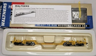 932-5623 Walthers Union Pacific 81' 4-truck Depressed Center Flat Car - Image 1 of 4