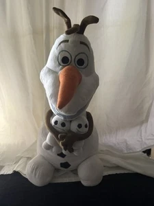 Jumbo 25" OLAF Frozen Fever with Snowgies Plush Snowman Disney Large Plush - Picture 1 of 12