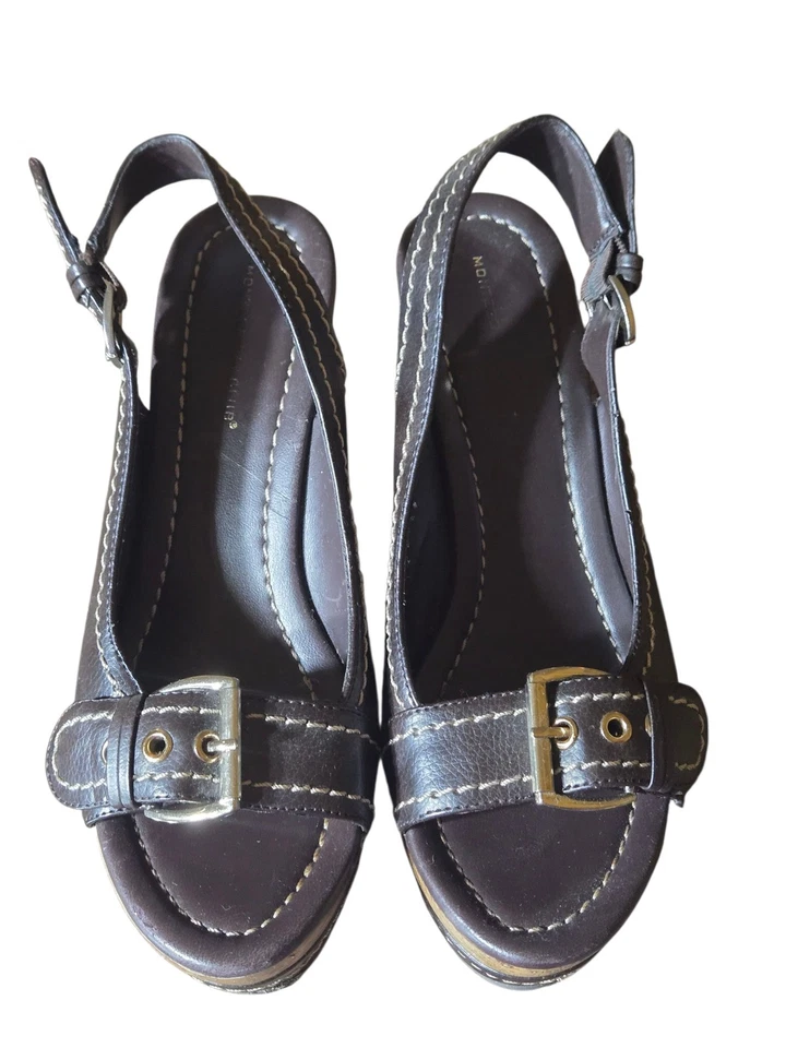 Sandalias de cuña Montego Bay Club marrón beige talla 8 Foto 1 de 4