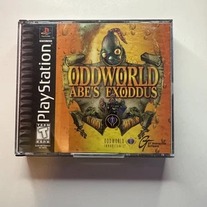 Oddworld Abe's Exoddus Sony PlayStation 1 PS1 Complete Tested - Picture 1 of 6