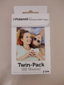 2 pacchi di Polaroid Zink Paper 2x3 Pacco Da 20 Per Polaroid Snap E Altre - Photo 1/2
