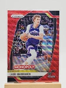 2024-25 Prizm Monopoly - Lauri Markkanen - Red Wave Prizm - 34 - Picture 1 of 2