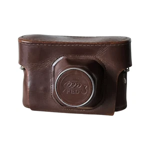 FED-3 Photo Camera Original Genuine Leather Case, 1970s - Picture 1 of 7