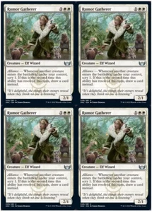 MTG - 4x RUMOR GATHERER - Streets of New Capenna (U) - Picture 1 of 1