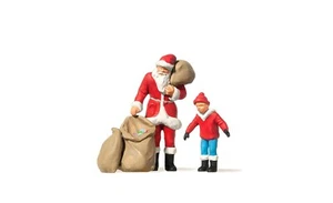 Preiser 65335 O Scale Santa Claus with Child Figure Set - Picture 1 of 1