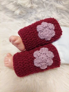 Babystulpen/ Stulpen/ Pulswärmer 1 Paar (2Stück) *NEU */Handarbeit - Bild 1 von 2