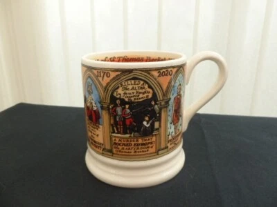 EMMA BRIDGEWATER HALF PINT MUG "St THOMAS BECKET" 1170 NEW DISCONTINUED - Image 1 of 4