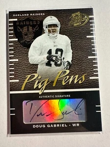 K120,551 - 2003 Playoff Hogg Heaven Pig Pens Auto #PP48 Doug Gabriel #/250 - Picture 1 of 1