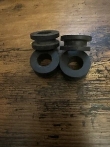 gas oil tank rubber mounts kit Grommets fat bob Flatside Harley custom fuel four - Picture 1 of 1