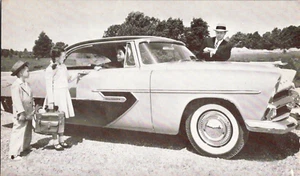 Postkarte 1956 Plymouth Belvedere 2-türig Hardtop Händler Angebot unverpostet - Bild 1 von 2