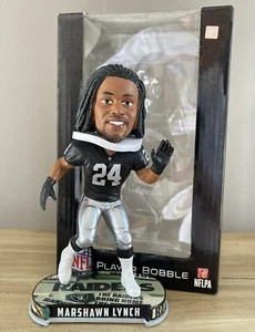 Beast Mode MARSHAWN LYNCH Oakland Raiders NFL Legend Bobblehead NIB! - Picture 1 of 2