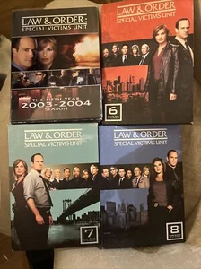 Law & Order Special Victims Unit DVD's Seasons 5 6 7 8 USA Region 1 NTSC - Foto 1 di 1