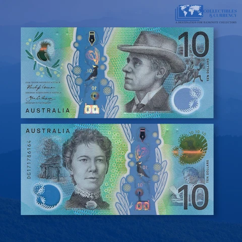 AUSTRALIA 10 Dollars 2017 UNC, P-63a, Polymer Banknotes Cover