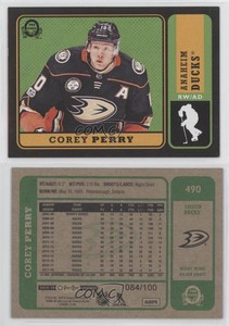 2018-19 O-Pee-Chee Retro Black /100 Corey Perry #490