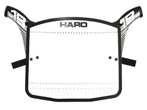 Haro BMX NUMBER Plate, Black Gray NEW