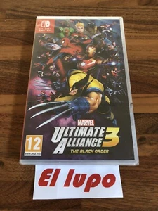 MARVEL ULTIMATE ALLIANCE 3 THE BLACK ORDER NINTENDO SWITCH NEUF SOUS BLISTER VF - Picture 1 of 2