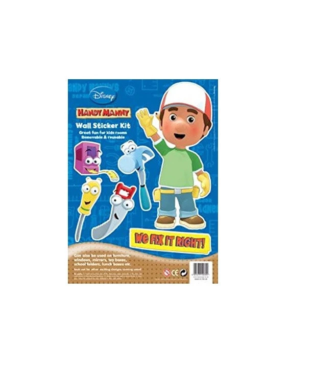 Handy Manny Wall Stickers Decal A4 Reuseable Removeable Disney For Toy Boxes Etc - Image 1 of 1