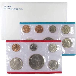 1973 Uncirculated Coin Set U.S Mint Original Government Packaging OGP - Picture 1 of 6