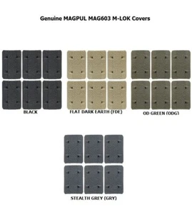 Magpul M-LOK MAG603 Copertura per binari TIPO 2 - Nero piatto terra scura ODG grigio (GRIGIO) - Foto 1 di 12