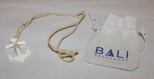 Ankerkette - handgeschnitzt Wasser - Büffelknochen - von Bali Necklaces - Bild 1 von 7