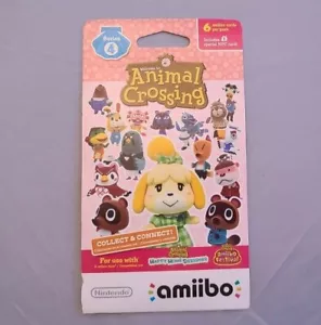 Amiibo Animal Crossing Cards Series 4 (1 Pack of 6 Cards) NEW - Picture 1 of 2