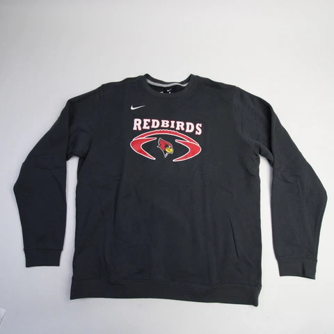 Illinois State Redbirds Nike Sweatshirt Men's Dark Gray New Cover