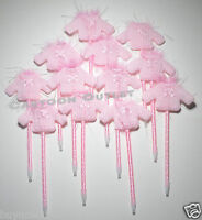 12 PC BABY SHOWER FAVORS FILLABLE FEET RECUERDOS PARTY FAVORS GIRLS PINK DECOR 