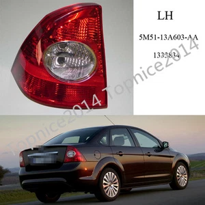 1PC Left Side Rear Bumper Tail Light Lamp Red For Ford Focus Sedan 2004-2009 - Picture 1 of 3