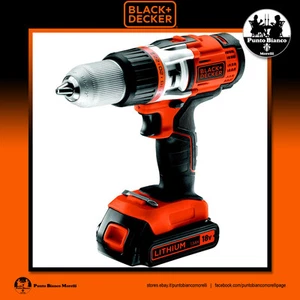 BLACK+DECKER. Trapano Avvitatore a percussione - Hammer drill | EGBHP1881BK-QW - Imagen 1 de 7