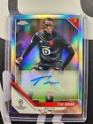 2021-22 Topps Chrome Uefa Tim Weah Refractor Auto Ca-Tw Losc Lille Usa