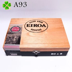 Eiroa CBT Maduro 50 x 5 Empty Wood Cigar Box 8.5" x 6" x 2" A93 - Picture 1 of 9