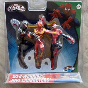 Swimways Marvel ULTIMATE Spiderman Web-Warrior Dive Characters Swimming Pool - Picture 1 of 6