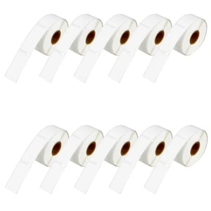 10 Rolls Rat Tail Jewelry Pricetag of 400 Labels for Dymo 30373 LabelWriter 450 - Picture 1 of 24