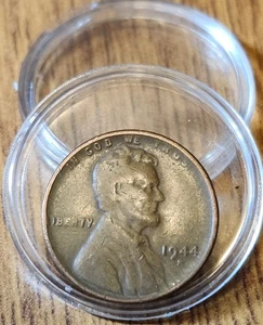 20% OFF SALE-Rare 1944S Lincoln Wheat Penny –ERROR “L” in Liberty Vintage Coin - Picture 1 of 2