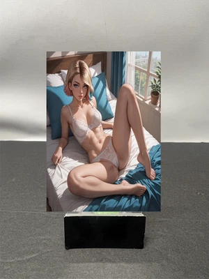 Tarjeta coleccionable de arte personalizado de anime Gwen Stacy Spider Man Waifu NSFW DISPONIBLE W7095 Foto 1 de 2