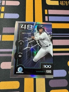 Harry Ford Bowman 2025 cromo #BTP-48 Scouts Top 100 - Marineros - Imagen 1 de 4