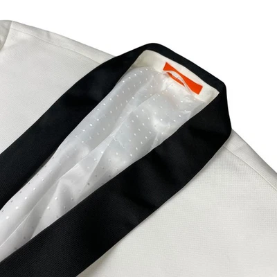 NEW Tallia Men's The Mason Fit Shawl Collar 1-Button Tuexdo Jacket White • 40R - Image 1 of 4