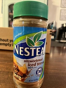 NESTEA Instant Unsweetened Iced Tea Mix 3 OZ Discontinued 30 Quarts Sealed RARE - Picture 1 of 7