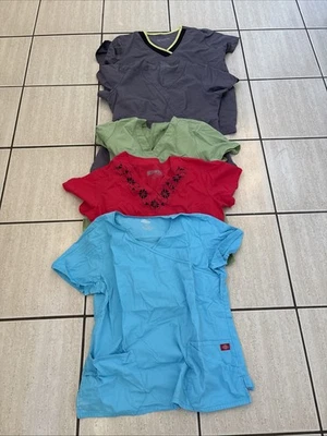 Lot Of Grey’s Anatomy Scrub Tops Size L - Image 1 of 4