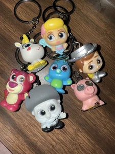 Disney Doorable Toy Story Keychain Set Of 7 Woody, Bo Beep, Lotso - Picture 1 of 1