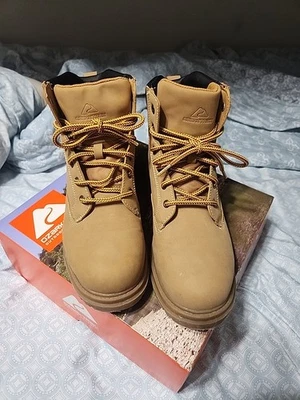 Ozark Trail Troy II Boots Men's Sz-8- Wheat Color Faux Leather - Image 1 of 4