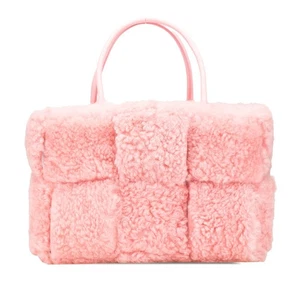 BOTTEGAVENETA MAXI INTRECCIATO Arco Handbag Women 【Used】 - Picture 1 of 13