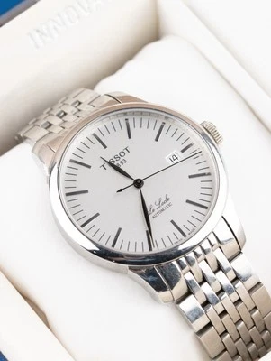 Reloj para hombre Tissot clásico Le Locle esfera plateada esfera plateada L164/264 #AJX Foto 1 de 4