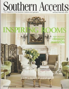 SOUTHERN ACCENTS MAGAZINE JANUARY/FEBRUARY 2007 *ANNUAL DESIGN AWARDS* - Picture 1 of 1