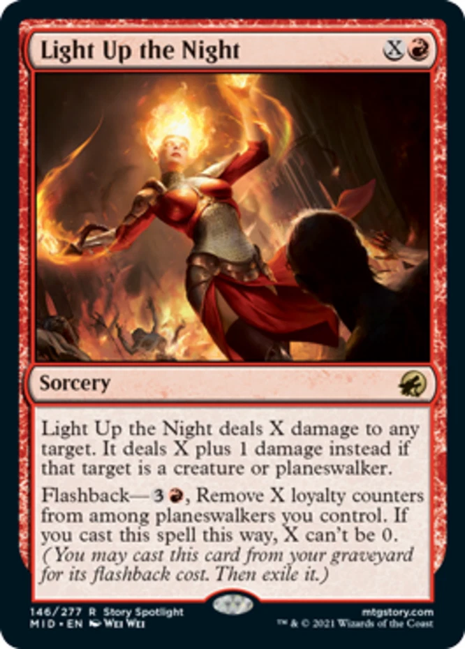 x1 Light Up the Night - Innistrad: Midnight Hunt - NM - MTG - Image 1 of 1