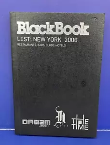 Book BlackBook Guide To New York 2006 Restaurants Bars Clubs Hotels - Picture 1 of 4