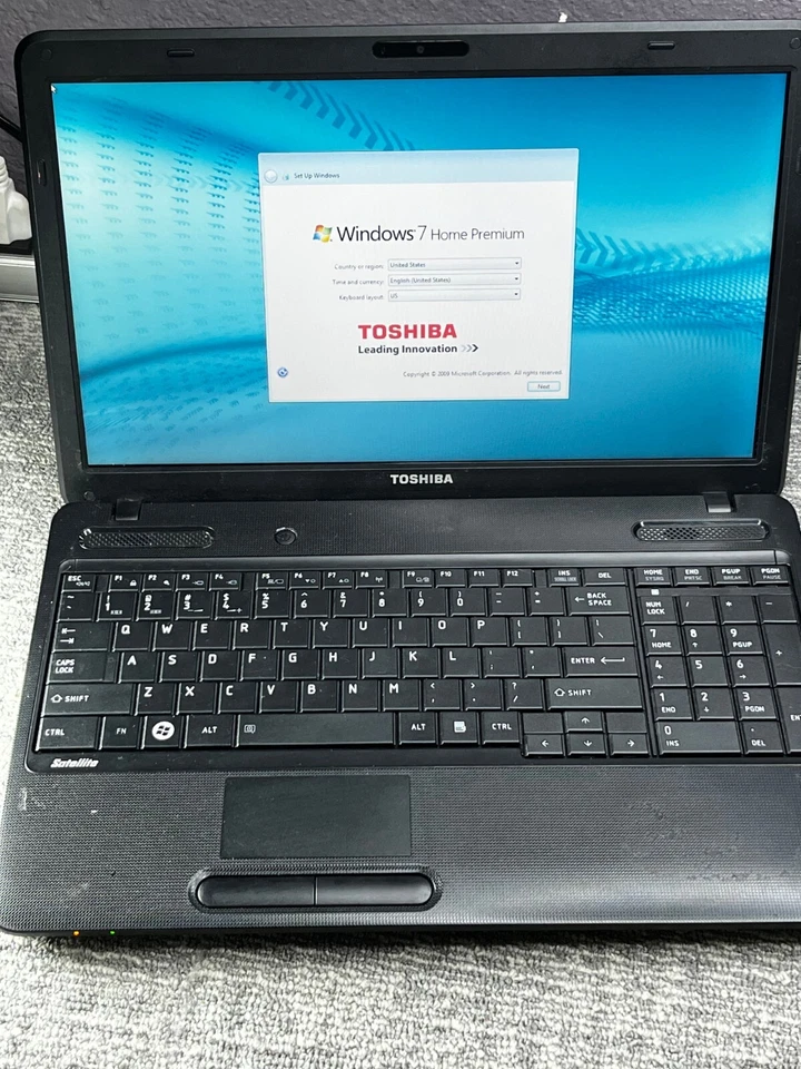 Toshiba Satellite M45-S165 PSM43U-00S00F Laptop With RAM/HardDrive Used 531 - Image 1 of 4