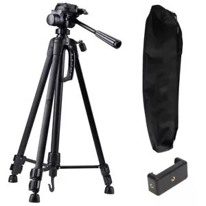 MaD 3520 Grand trépied pour appareil photo / téléphone 50-138 cm trépied réglable en aluminium + étui - Photo 1/5