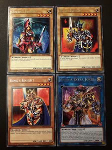 Yu-Gi-Oh! Set of 4 Knights, KICO-EN026 - KICO-EN030, Rare, 1.Ed., Englisch, NM - Bild 1 von 7