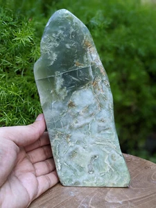 Natürliche Serpentine polierter Becher/Freiform aus Pakistan Kristall 1,27 kg21x4x9 cm - Bild 1 von 11
